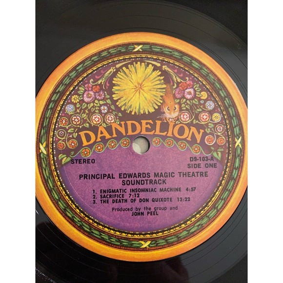 Principal Edwards Magic Theatre Soundtrack 1969 LP Dandelion Records D9-103 VG+ - Picture 5 of 7